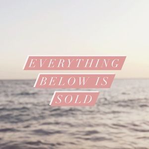 ‼️Everything Below is SOLD‼️